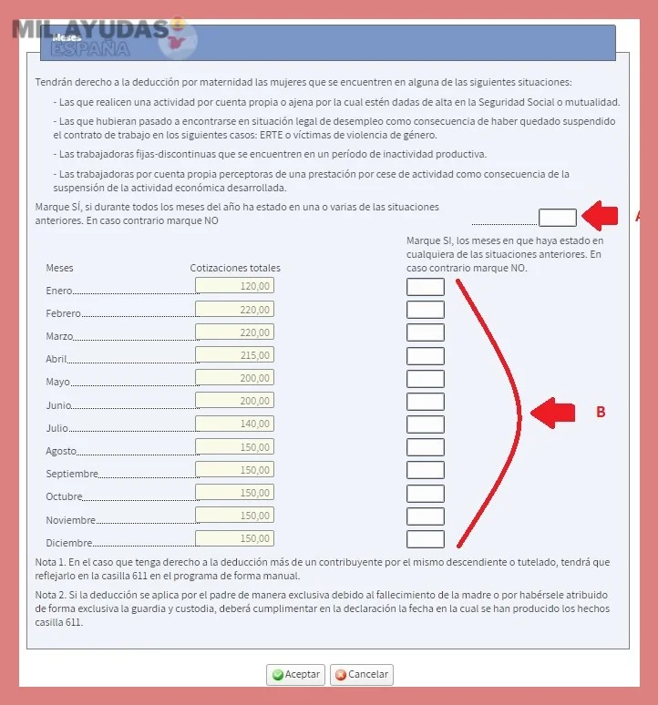 Cálculo de la Deducción por Trabajo a Tiempo Parcial