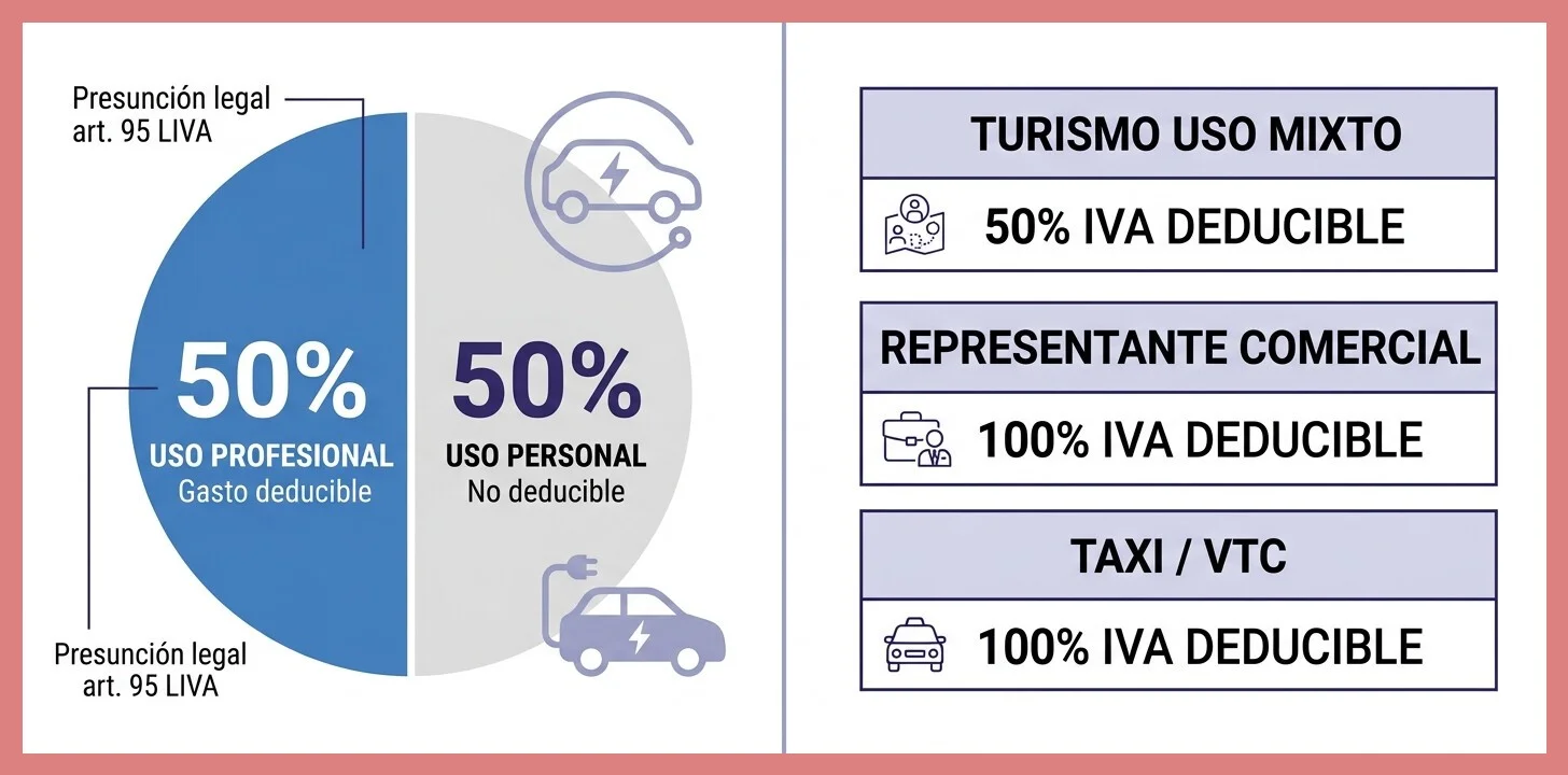 Cómo calcular el porcentaje de uso profesional del vehículo