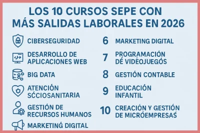 Cursos del SEPE para mayores de 45 años en reinserción laboral: Guía completa