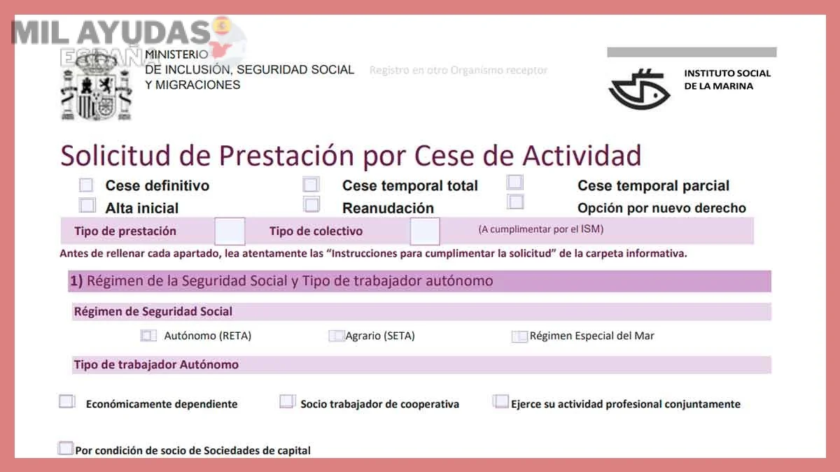 Documentación necesaria para la solicitud