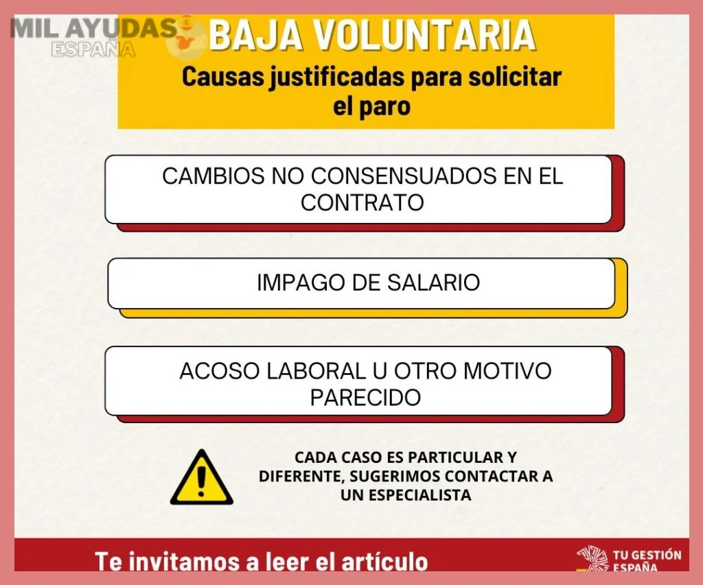 Documentación probatoria para cada causa