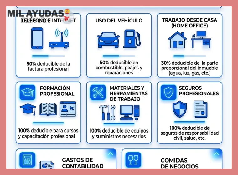 Gastos Deducibles Más Comunes para Autónomos