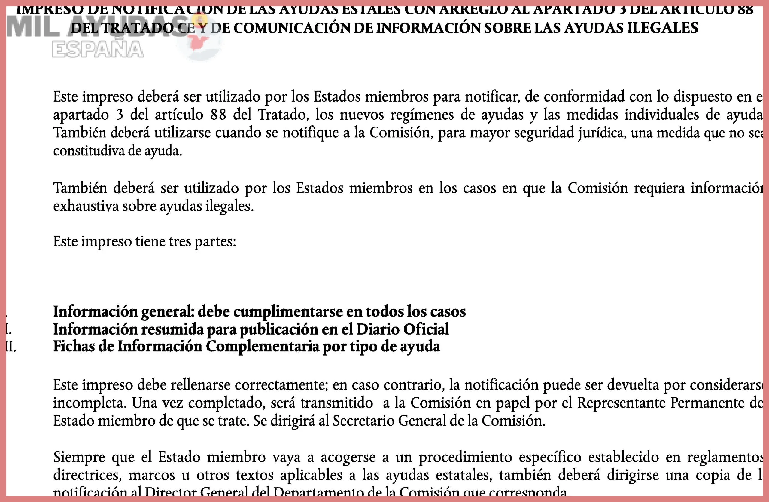 Pasos para la Presentación