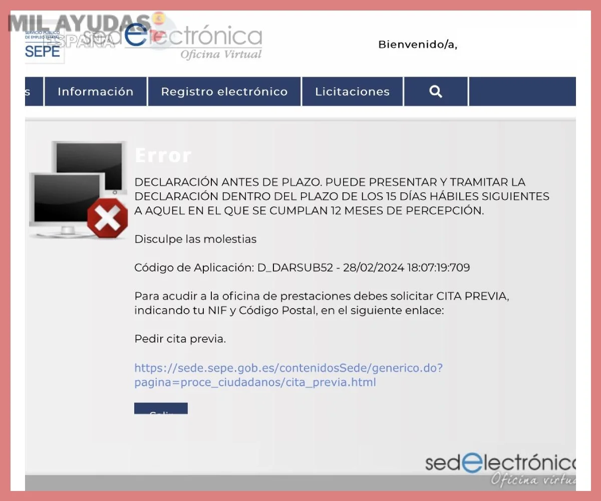 Proceso de solicitud paso a paso