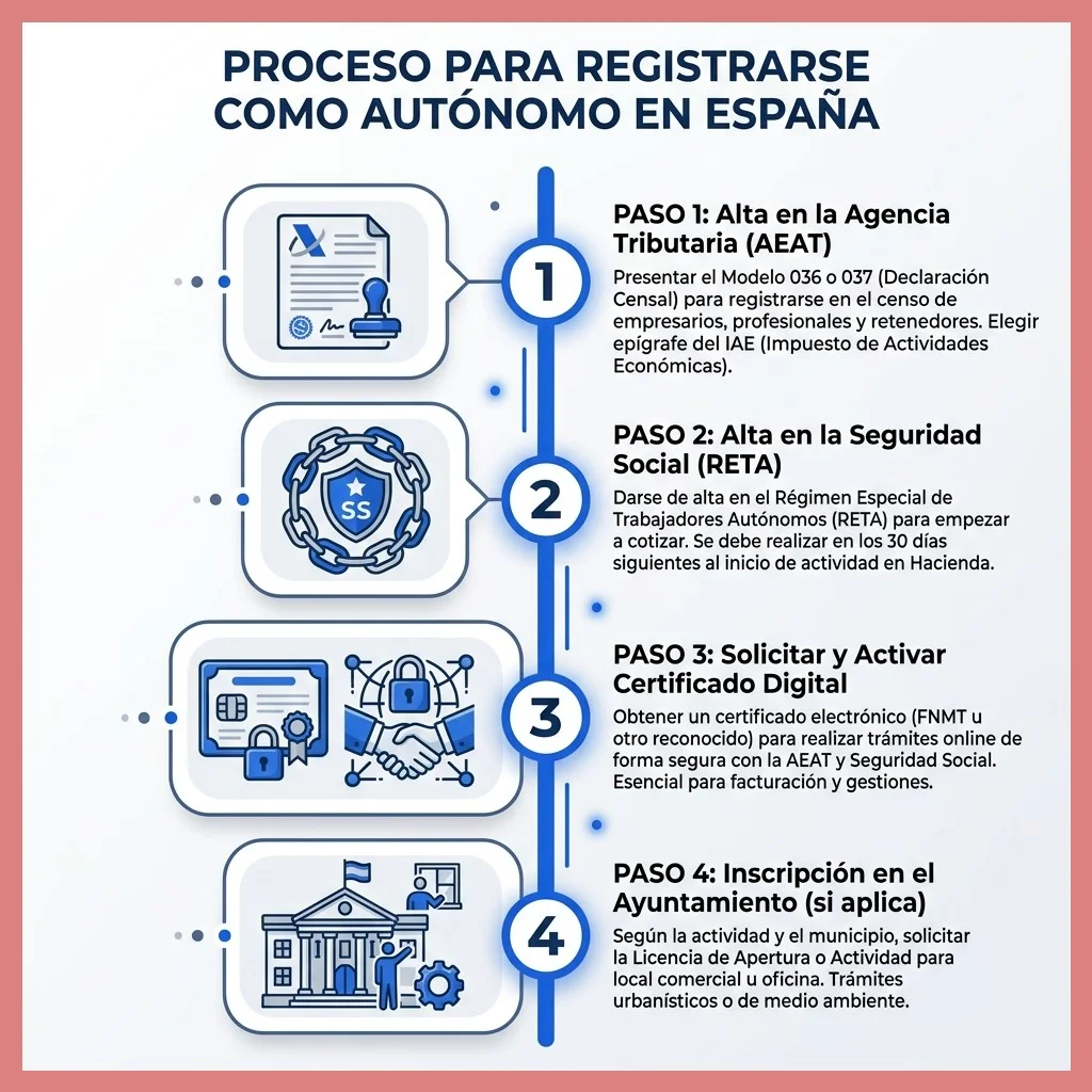 Proceso paso a paso para darse de alta en el IAE