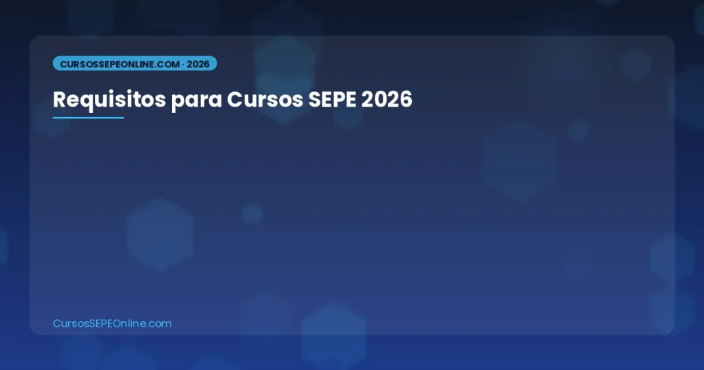 Requisitos de Acceso a la Formación