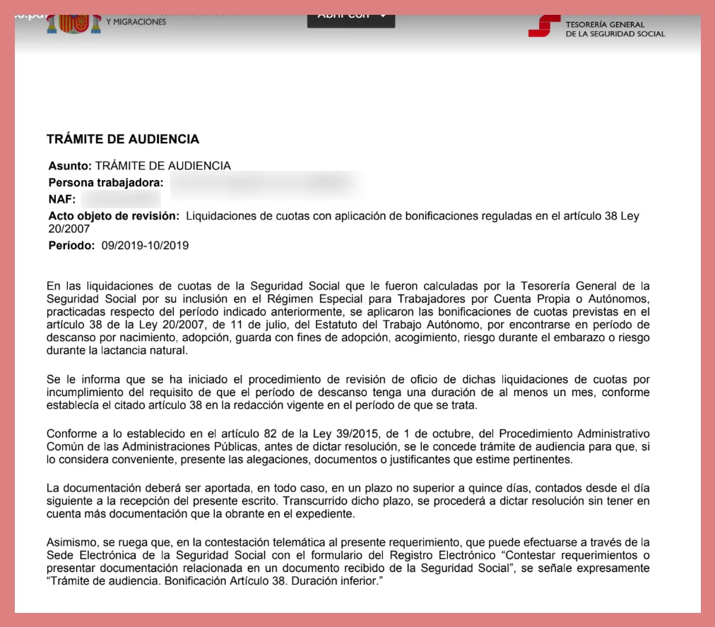Trámites y proceso de solicitud